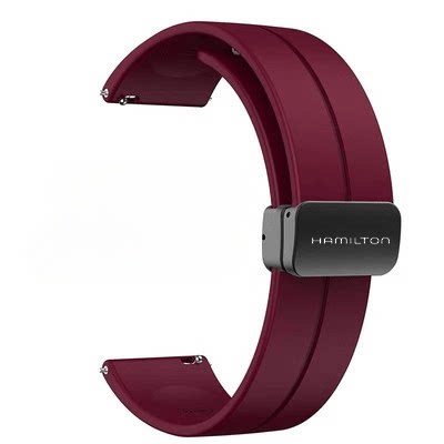 Hamilton Soft Magnetic Silicone Strap Khaki Jazz American Classic 22 Male 20mm 18 Watch Accessories