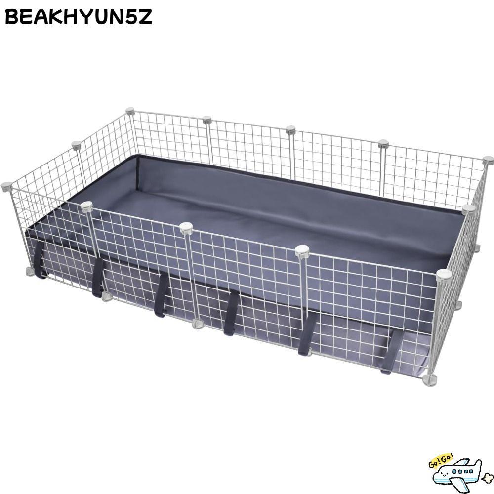 BEAKHYUN5Z กรงหนูตะเภาด้านล่าง, กันน้ําทําความสะอาดง่ายกริด Habitat Liner, แบบพกพาล้างทําความสะอาดได