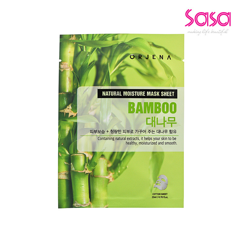ORJENA Natural Moisture Face Mask Sheet - Bamboo (1pc)