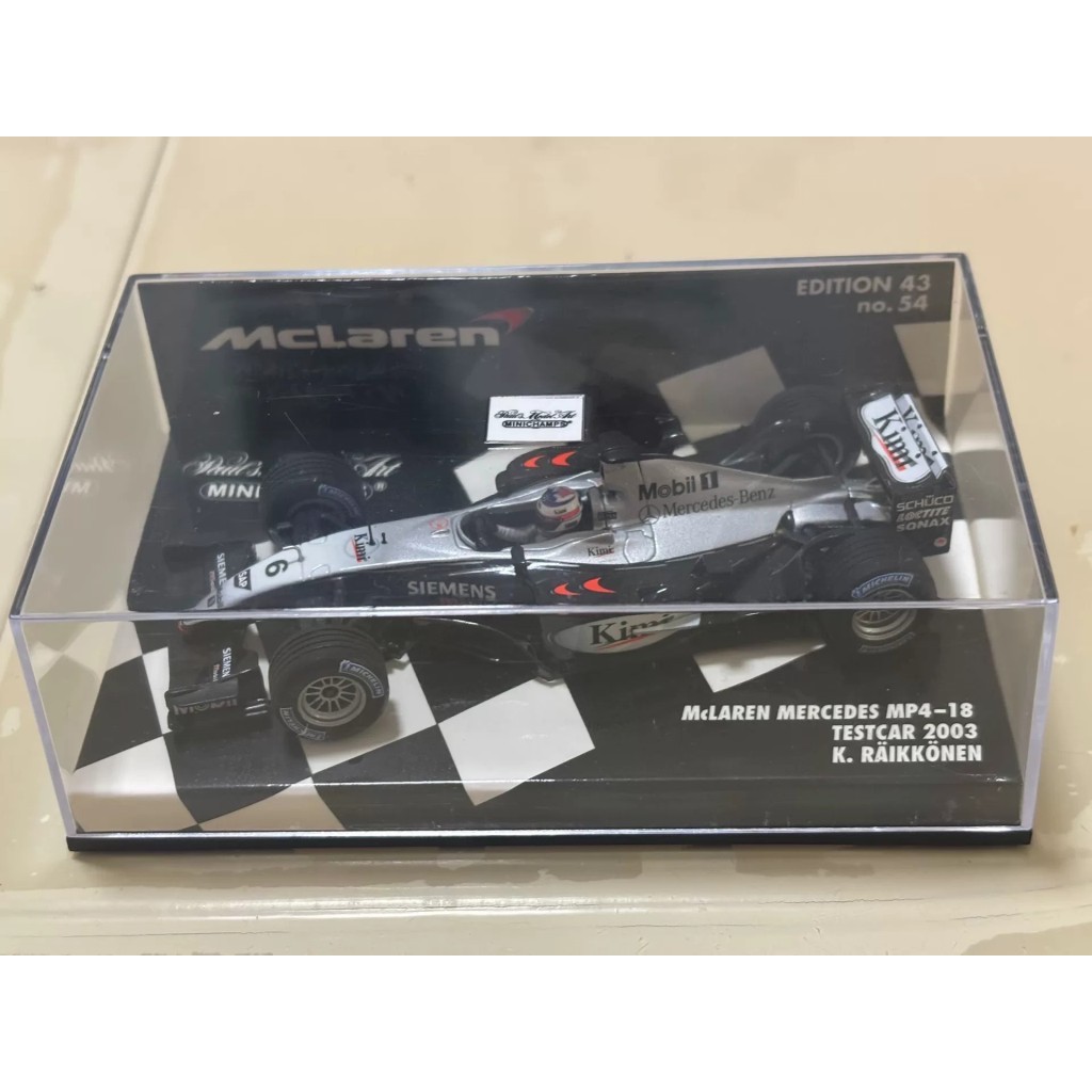 [คลังสินค้าพร้อม] MINICHAMPS Mini Cut F1 1/43 MINICHAMPS Mini Cut F1 1/43 รถทดสอบคลาสสิก Siemens โทร
