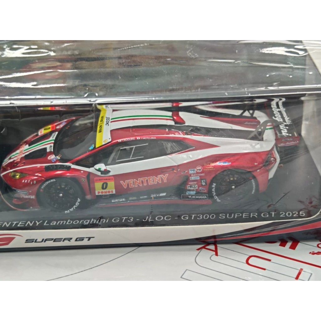 [คลังสินค้าพร้อม] Spark 1/43 SENTENY Lamborghini GT3 GT300 2025 super gt Jewelry Racing Model