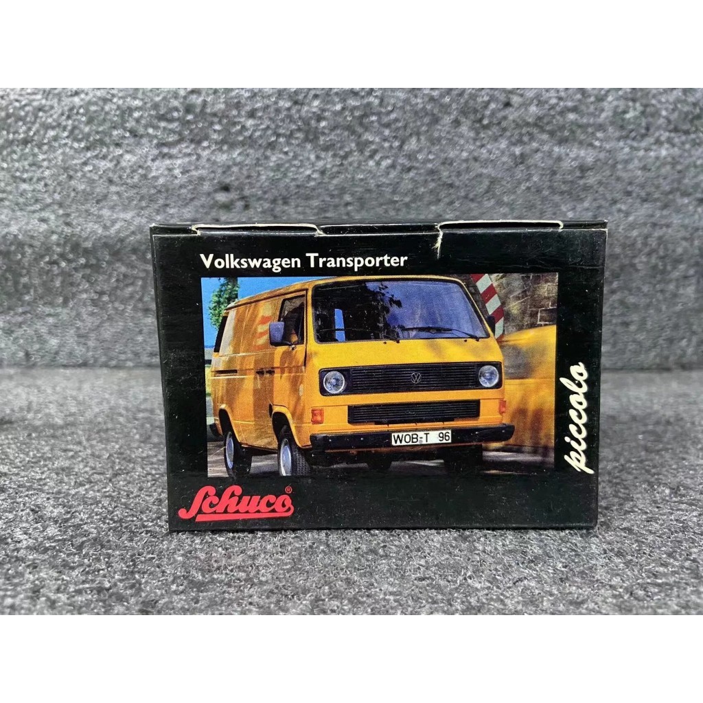 [คลังสินค้าพร้อม] Schuco Schuco 1: 87 Volkswagen VW T3 Bus Blue Piccolo 1/90 โมเดลรถโลหะผสม As ดูในภ