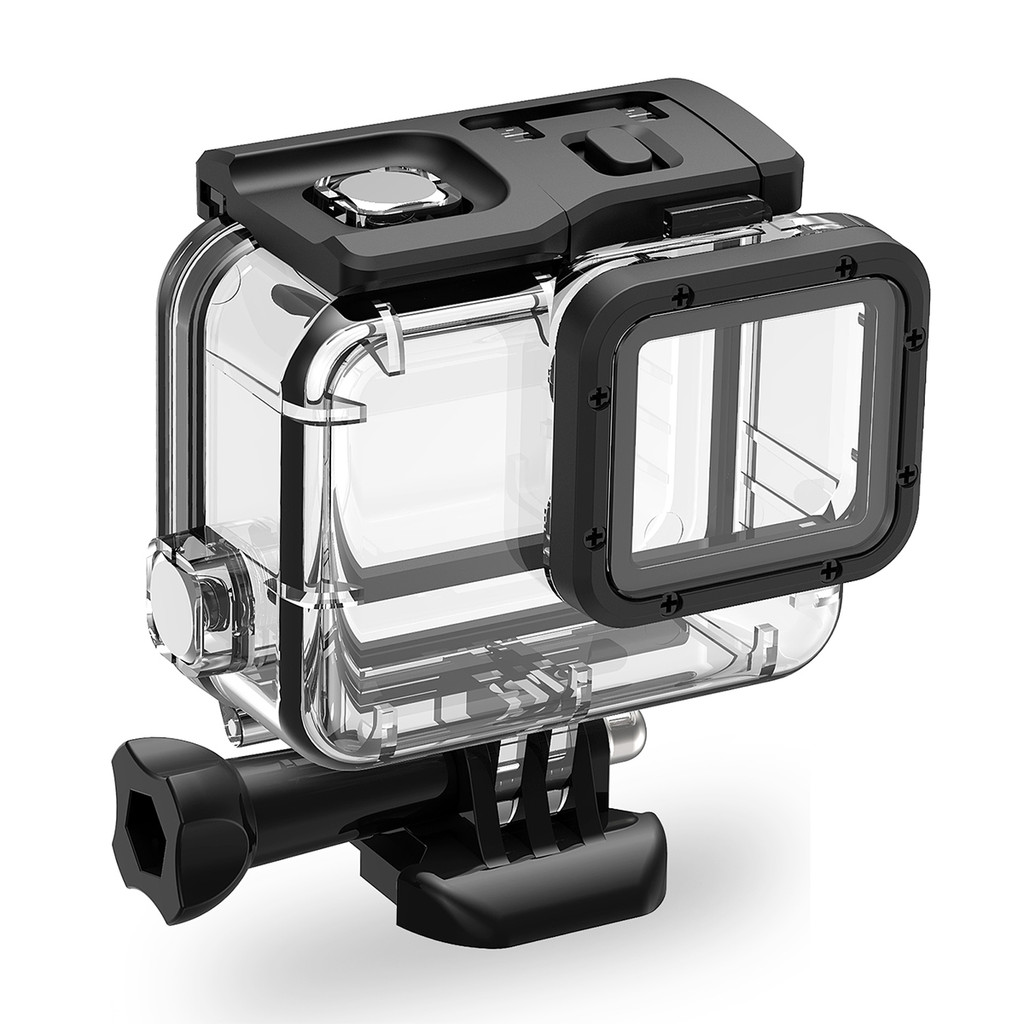 สําหรับ GoPro 5/6/7 สีดํากันน้ํากรณีดําน้ําป้องกันใต้น้ําดําน้ําฝาครอบ 60M สําหรับ Go Pro อุปกรณ์เสร