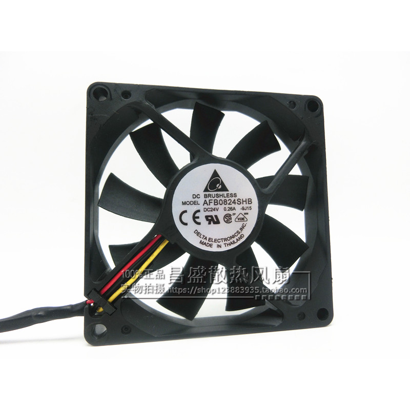 ของแท้ Delta AFB0824SHB 8015 24V 0.26 8 ซม./ซม.Double Ball Inverter Fan
