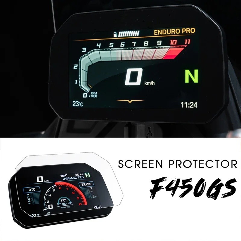 สําหรับ BMW F450GS Dashboard ป้องกันหน้าจอ F 450GS F 450 GS อุปกรณ์เสริมรถจักรยานยนต์เครื่องมือฟิล์ม