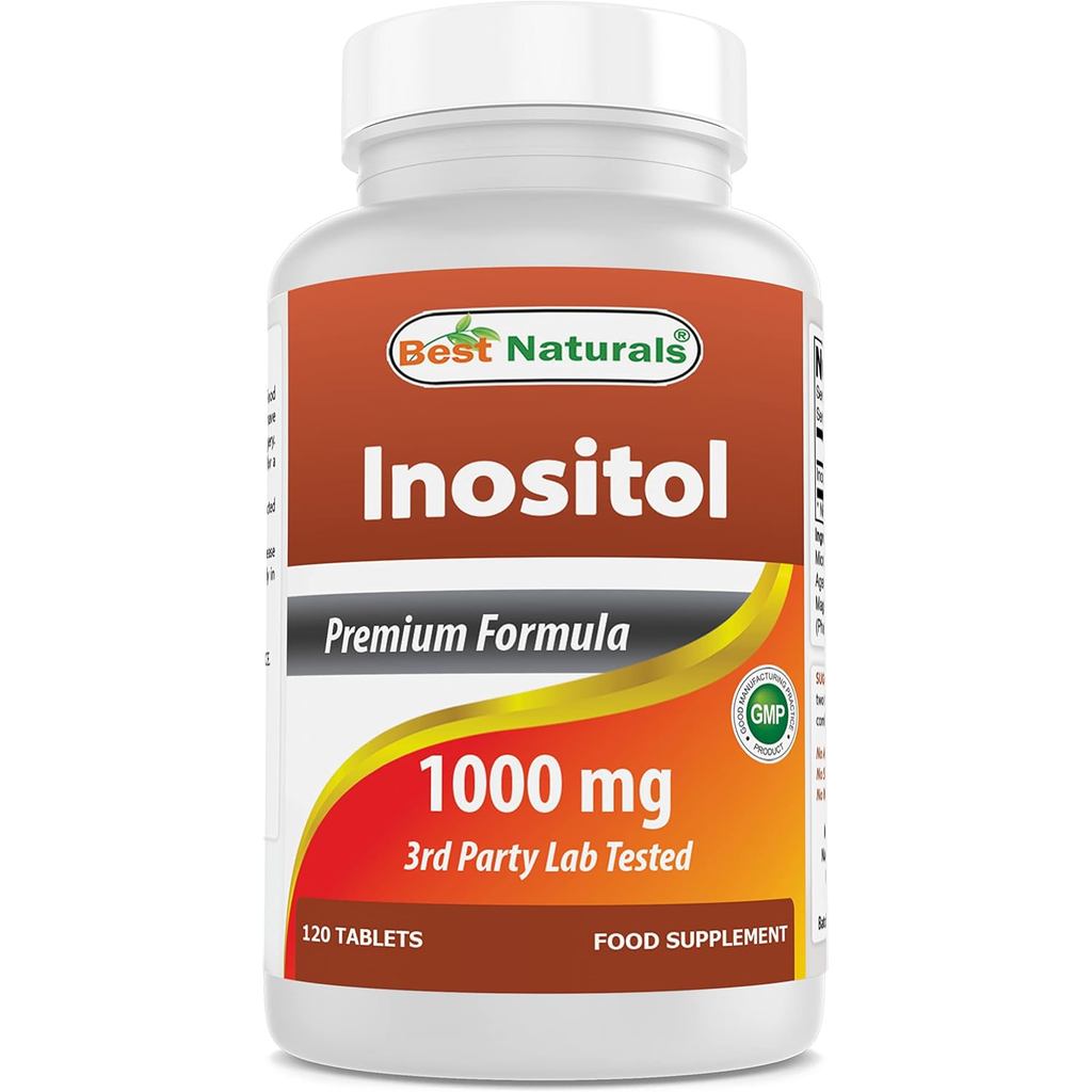 Best Inositol 1,000mg 120 เม็ด-นอกจากนี้รู้เป็นวิตามิน B8