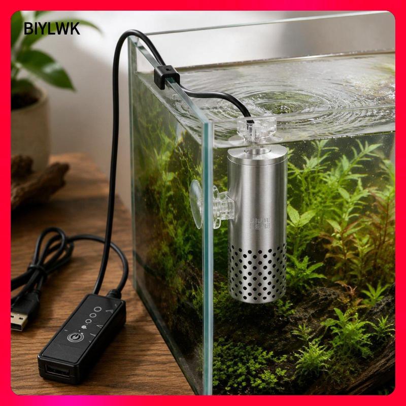 [Phenovo] Electric Surface Skimmer Quiet Aquatic Habitat Oil Film Remover Low Maintenance Aquatic Ha