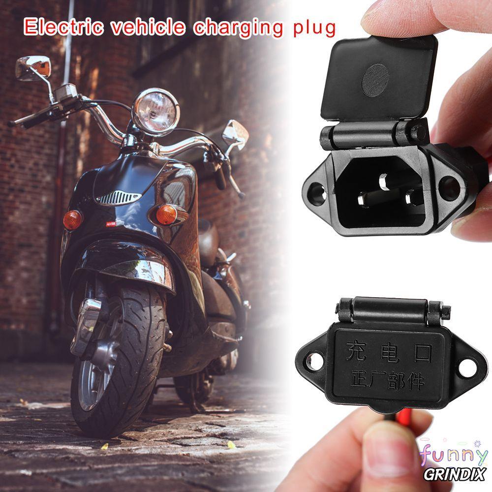 GRINDIX 1/2/5pcs E-bike Battery Charger สําหรับ 36V 48V Universal สามแนวตั้งชิ้นส่วนรถยนต์ไฟฟ้า