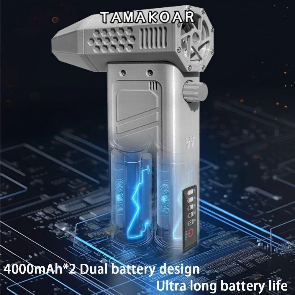 TAMAYO พัดลมเจ็ทเทอร์โบ, 140000RPM Power Display Electric Air Duster, น้ํายาทําความสะอาดเครื่องเป่าล