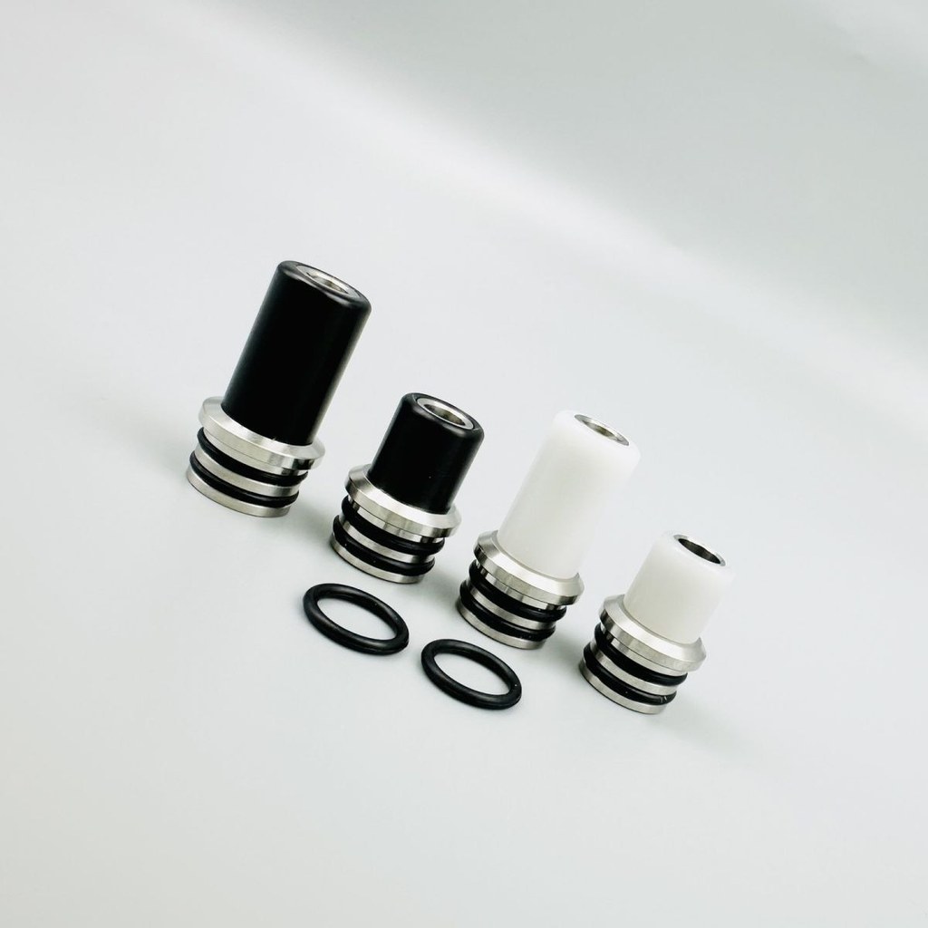 ทนความร้อน 510Drip Tip ยาว+สั้น ปอมปอมสแตนเลส วัสดุ Dripper#耐热 510Drip Tip Long+Short ปอมปอมสแตนเลส 