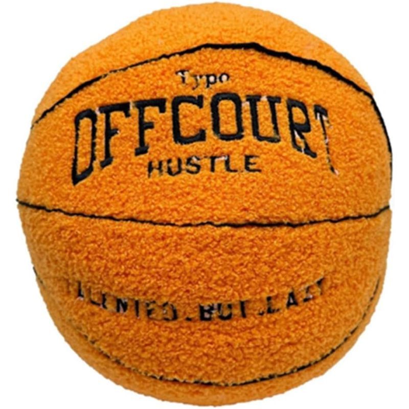OUKEYI 9.8 "/25 ซม. Offcourt บาสเกตบอล Plush ของเล่น,นุ่มบาสเกตบอล Plush หมอนตุ๊กตาโซฟา Ball หมอนในค