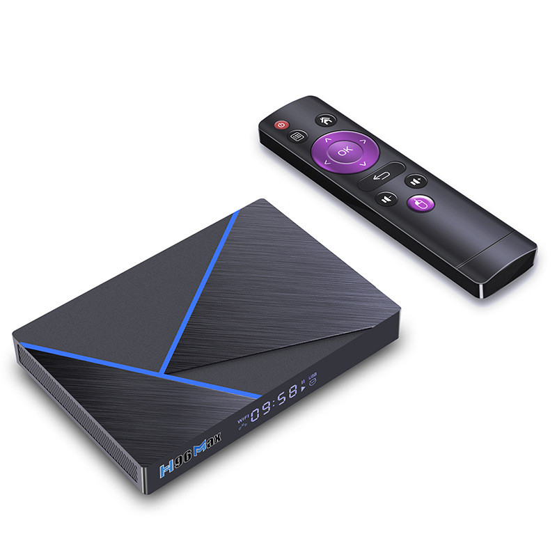 H96 MAX V56 Network Set Top Box HD 4k Android 11 กล่องทีวี Dual wifi ขายส่ง