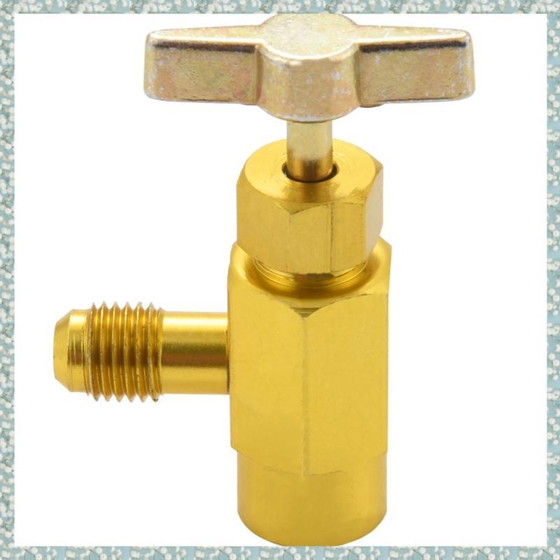 [h5bl3j6wj.ph] 1/4 Sae M14 อะแดปเตอร์เกลียว R-134A เครื่องปรับอากาศรถยนต์สารทําความเย็นสามารถจ่ายขวด