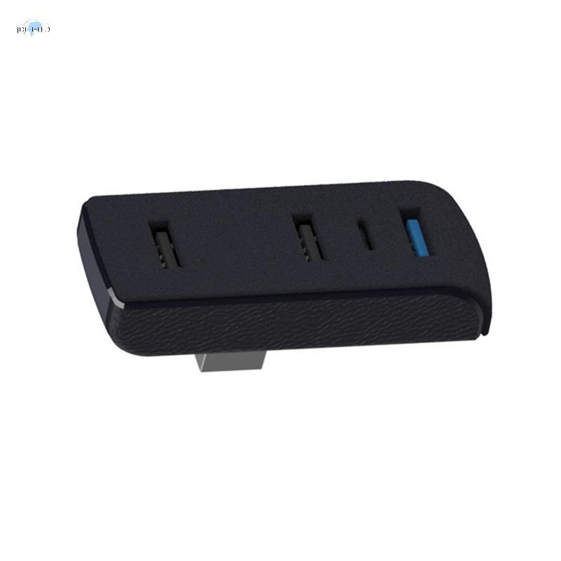 กล่องถุงมือ Docking Station สําหรับรุ่น 3 Y 3+ Y USB Hub Ports รถ 4-In-1 USB Extender Charger