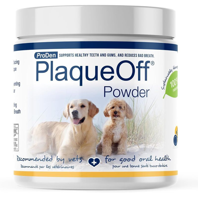 ProDen PlaqueOff Powder for Dogs - Dog Tartar and Plaque Remover - 180g