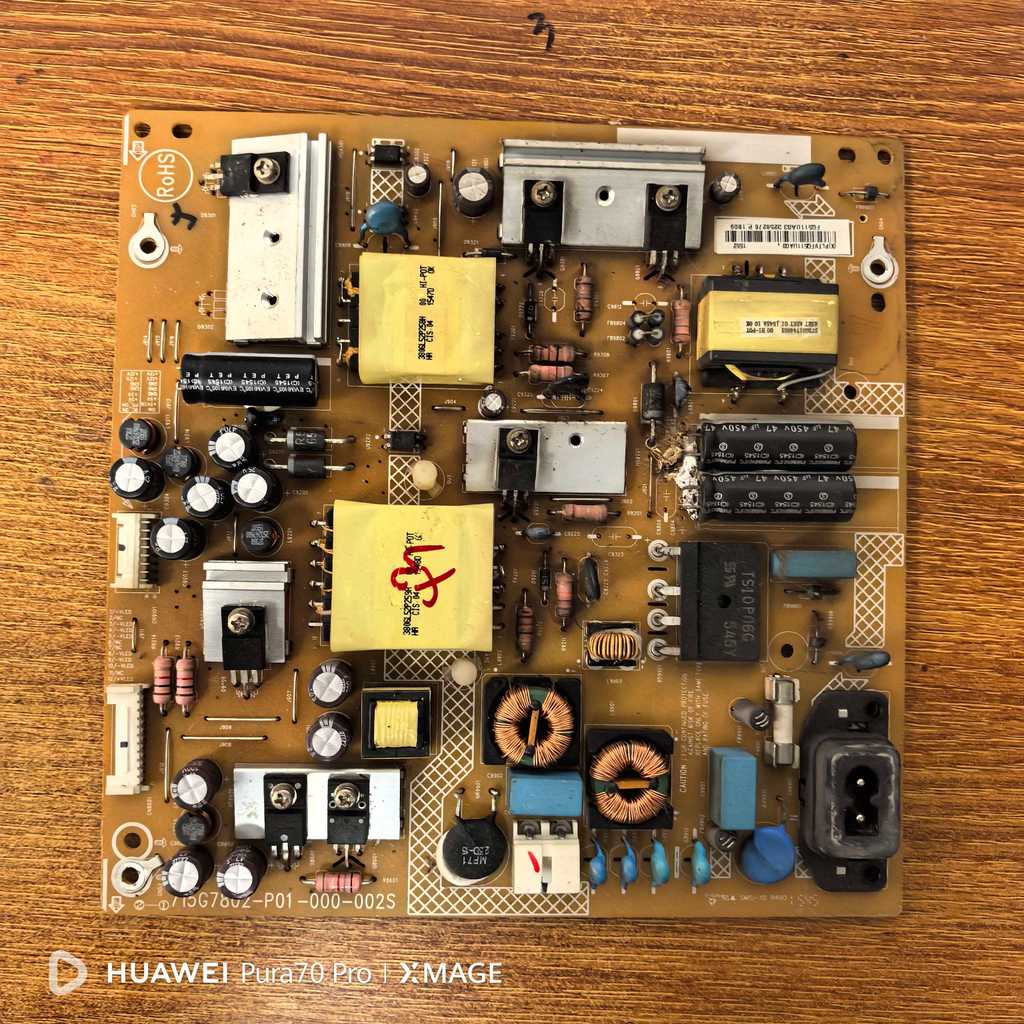 PTV PPTV-43P1S PPTV-43P Power Board 715G7802-P01-000-002S Circuit Board
