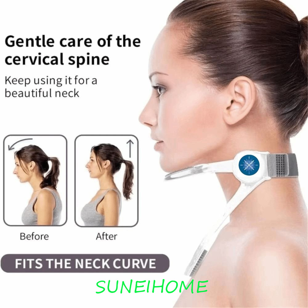 SUNEIHOME รั้งคอ, คอปากมดลูกแบบปรับได้แบบพับได้, คอแก้ไขซิลิโคน Chin Pad TPU คอแก้ไข Home
