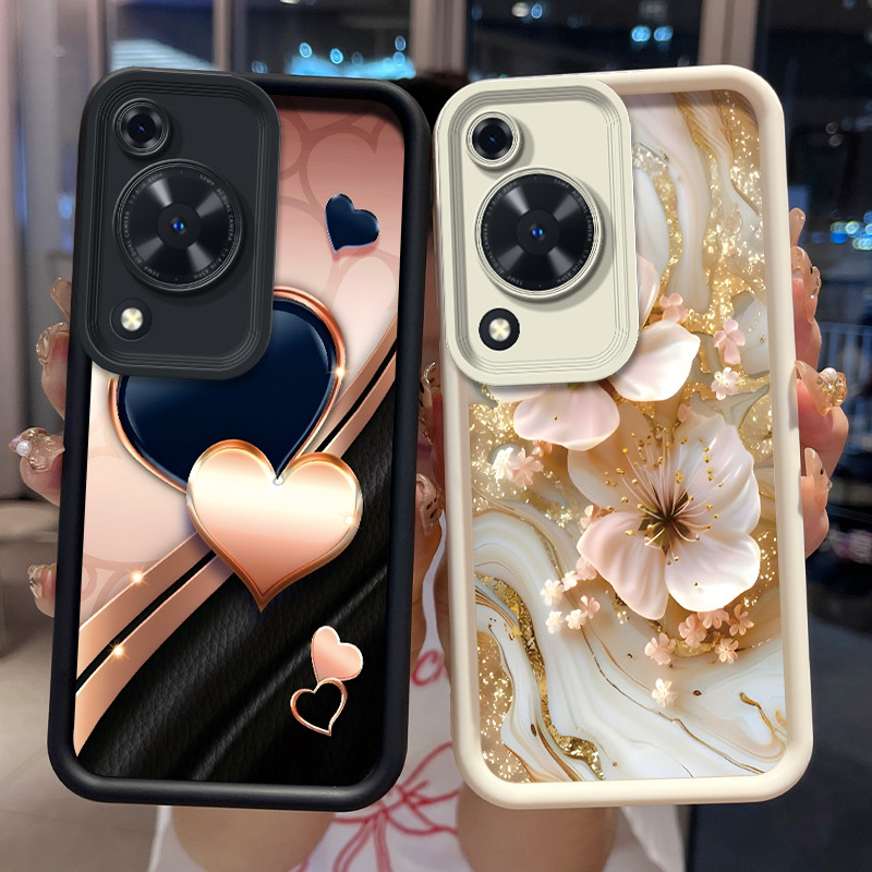 ซิลิโคนนุ่มกันกระแทกเคสโทรศัพท์สําหรับ Huawei nova Y72 4G/Nova Y72S/Nova Y63 4G ฝาครอบน่ารักการ์ตูนส
