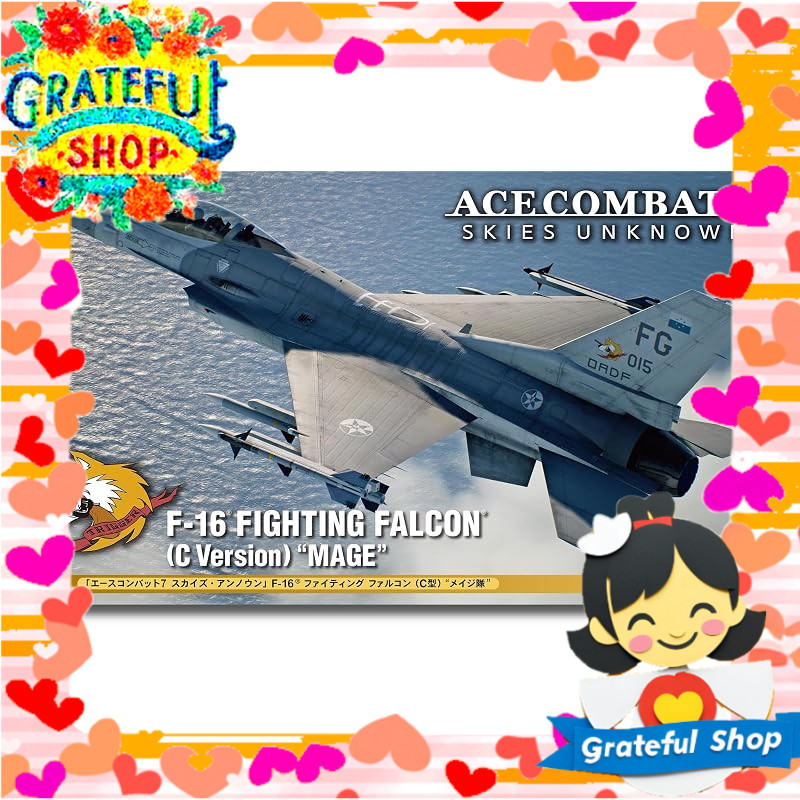 Hasegawa Creator Works Series Ace Combat 7 Skies Unknown F-16 Fighting Falcon C Type Mage Squadron 1