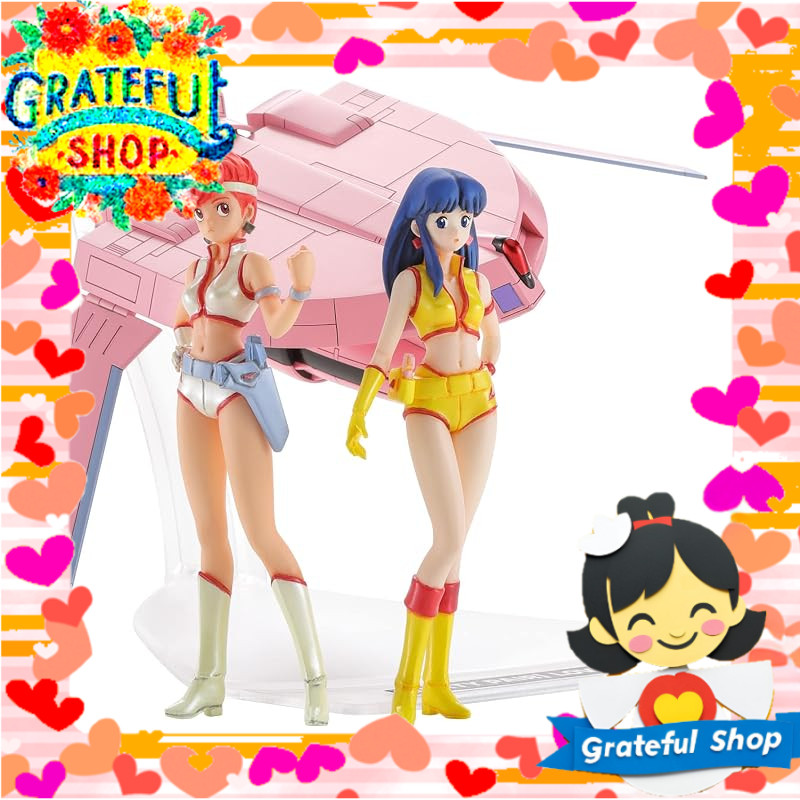 Hasegawa Creator Works Series Dirty Pair Kei & Yuri with Lovely Angel 1/20 Scale Plastic Model Kit C