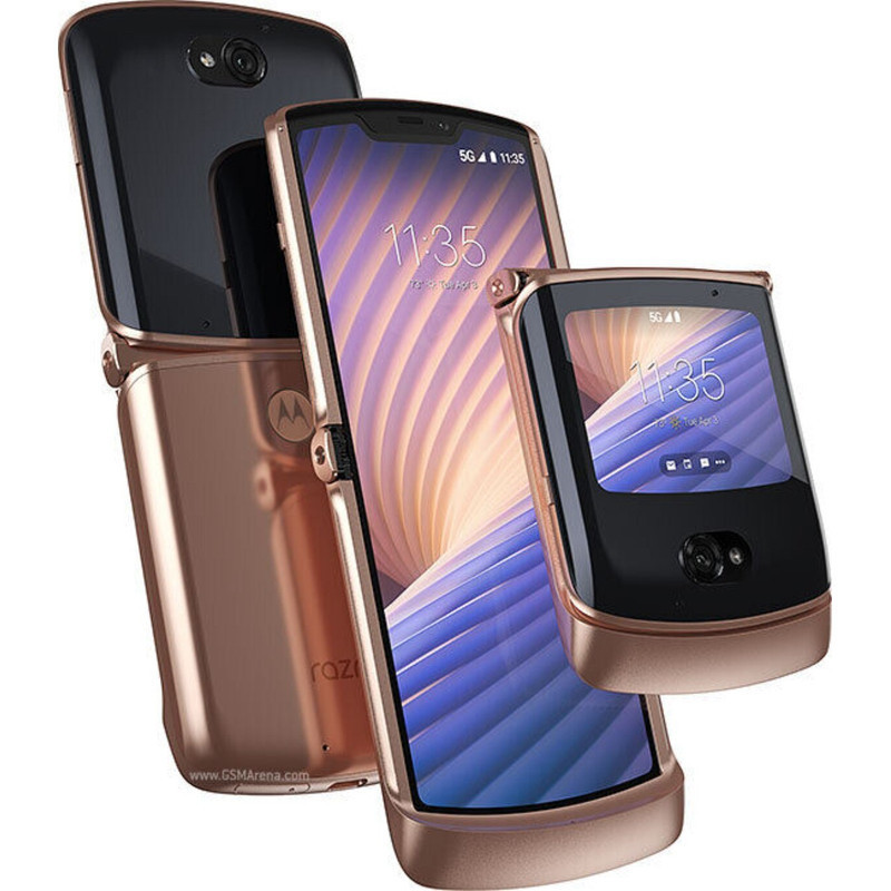 Motorola Moto Razr 5G XT2071 48MP 256GB ROM โทรศัพท์หน้าจอพับ Android ใช้สมาร์ทโฟน