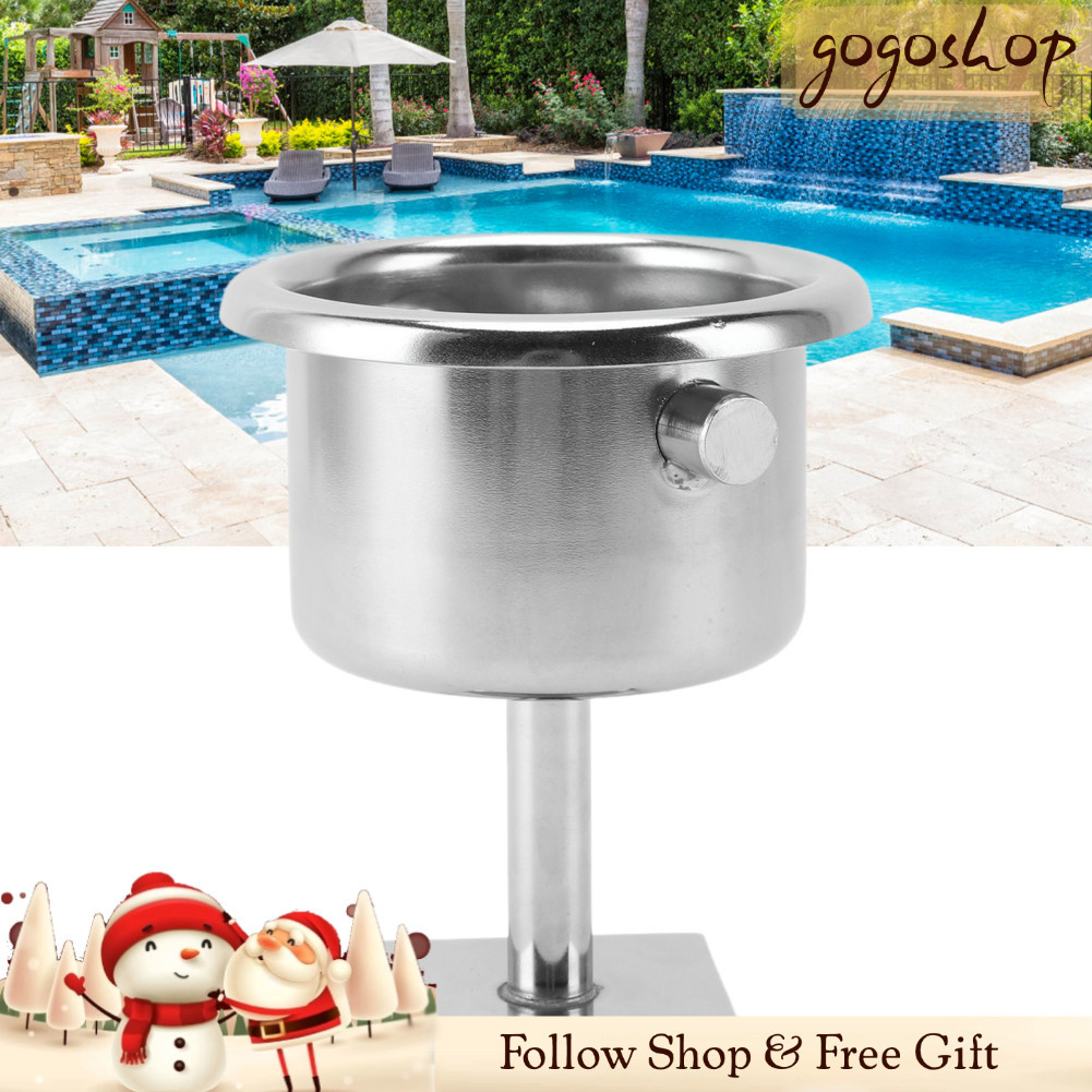 Gogoshopp TOPINCN Swim Lane Embedded Part สแตนเลส 3.9 x 3.5 นิ้ว