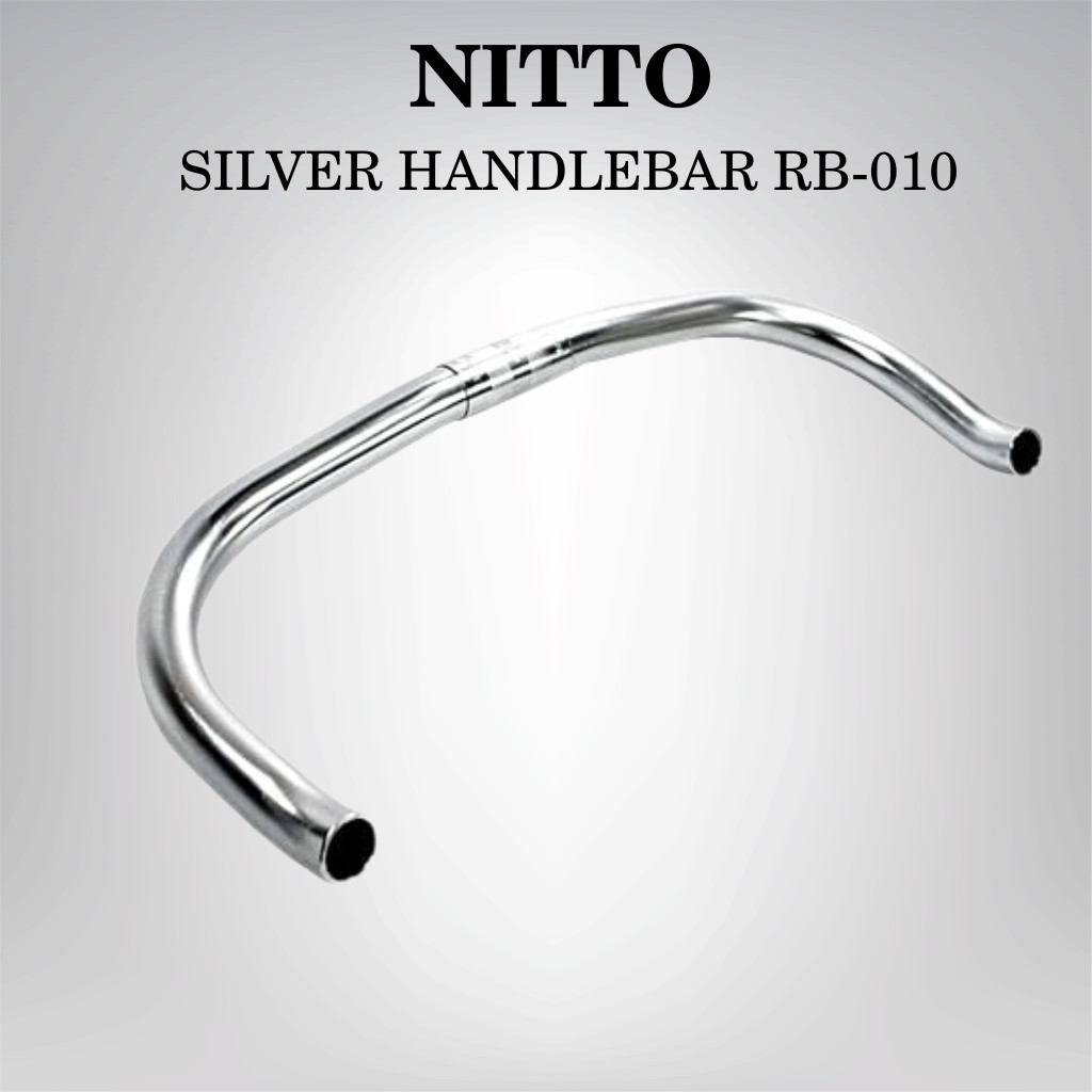 NITTO RB-010 25.4mm Silver Handlebar[DIRECT FROM JAPAN]
