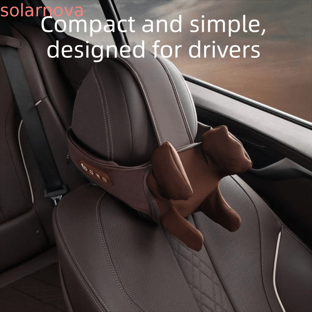 หมอนนวดคอรถ SOLARNOVA, Usb ชาร์จ Shiatsu นวดรถหมอนนวด, Multi-functional Relaxer ไฟฟ้าอุ่นเครื่องมือน