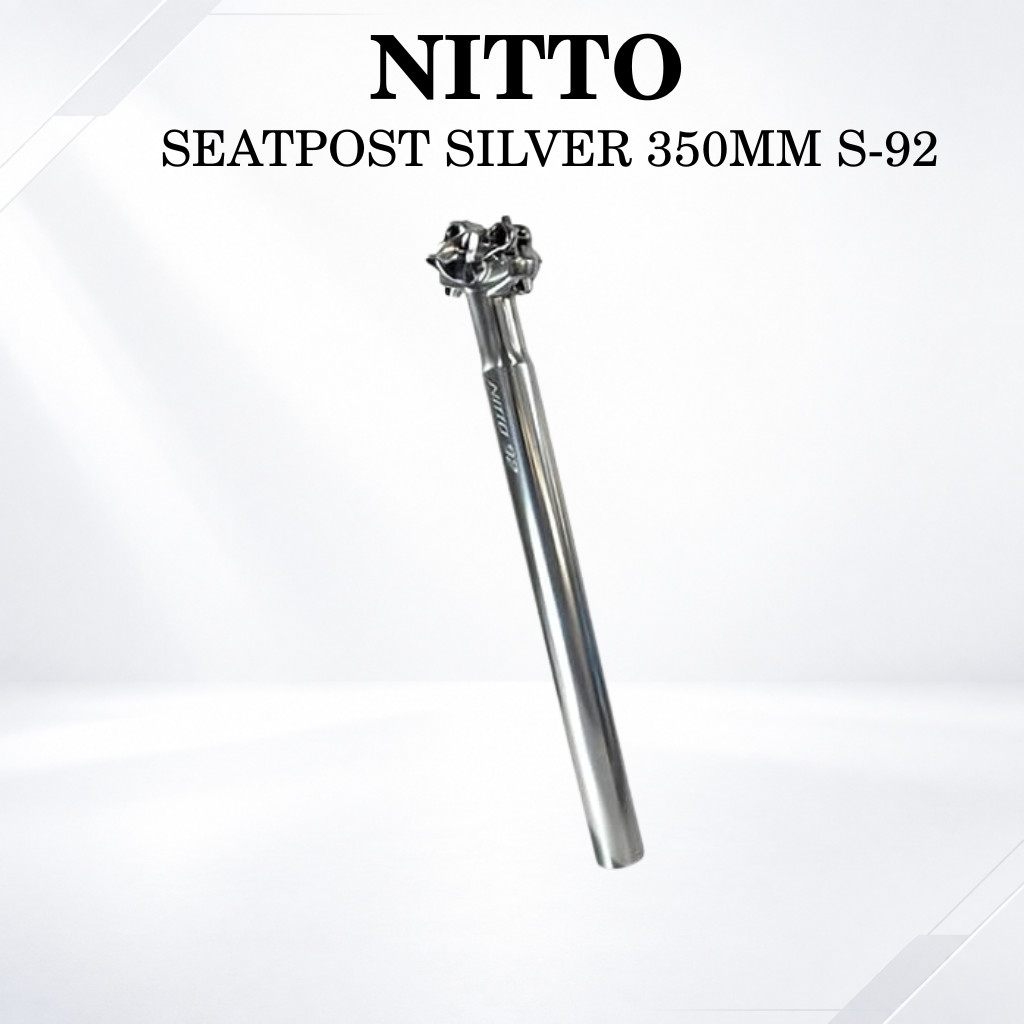 Nitto S-92 Seat Pillar Silver - Durable and Sturdy for Enhanced Performance[DIRECT FROM JAPAN]
