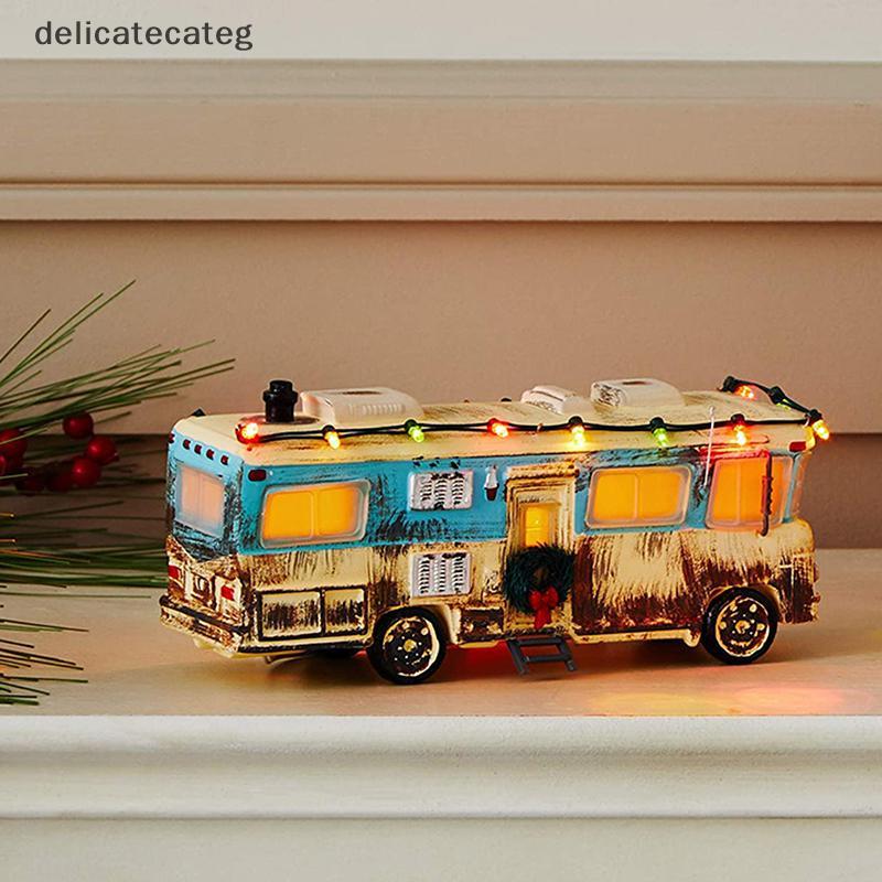 Delicateg คริสต์มาส Village เครื่องประดับคริสต์มาสวันหยุด Village Snow Village สําหรับวันหยุดตกแต่ง 