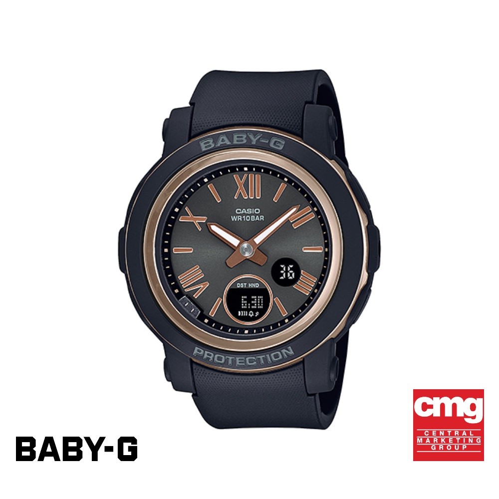 CASIO นาฬิกาข้อมือผู้หญิง BABY-G รุ่น BGA-290-1ADR วัสดุเรซิ่น สีดำ