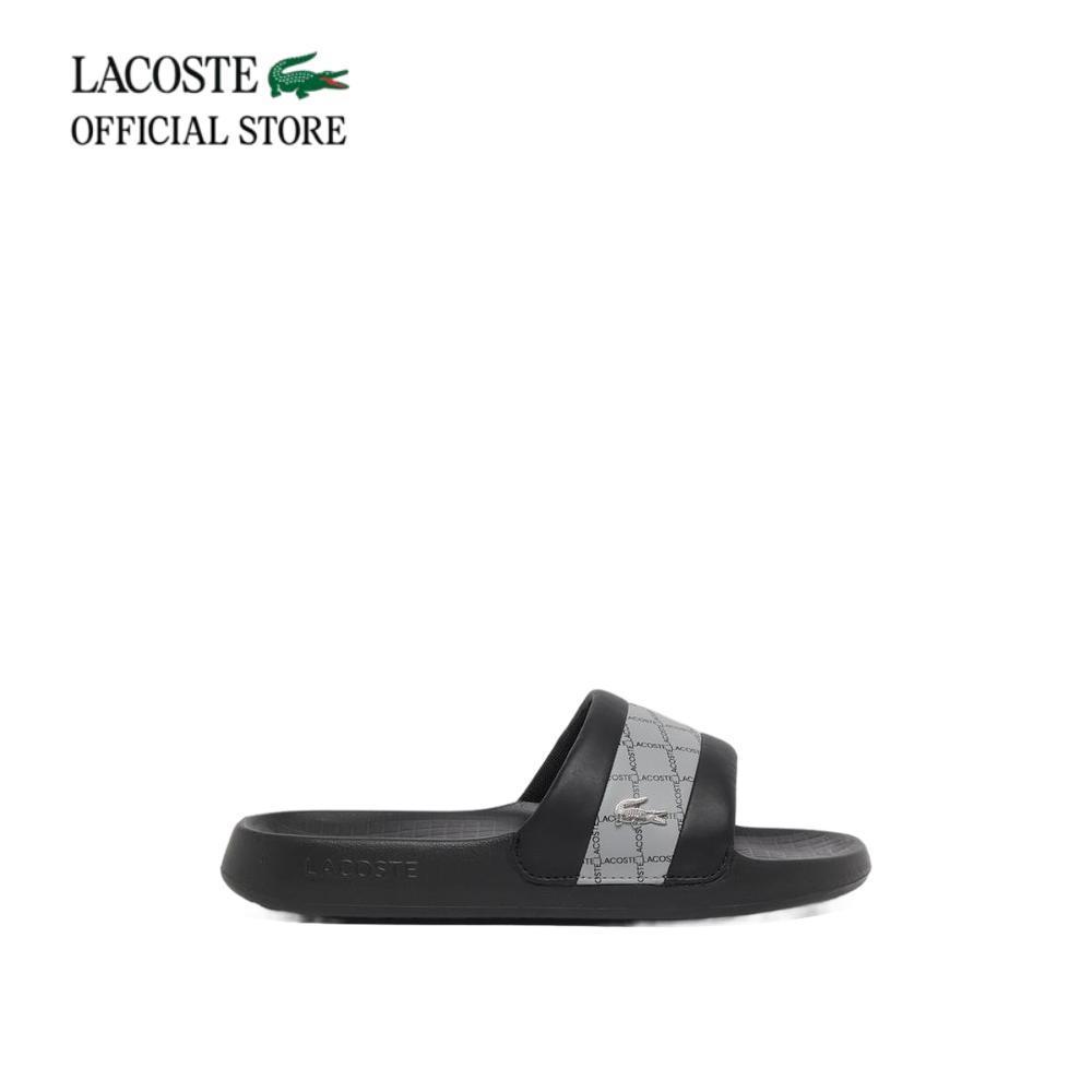 LACOSTE รองเท้าแตะผู้ชาย MEN'S SERVE SLIDES HYBRID รุ่น 51CMA0055 - BLACK