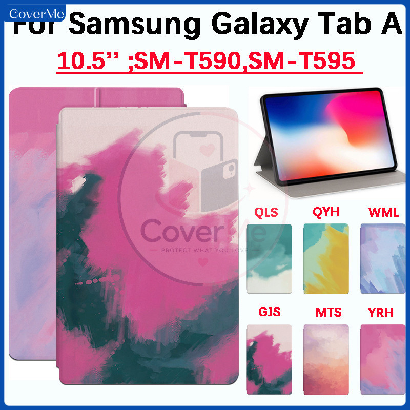 CoverMe SAMSUNG สําหรับSAMSUNGแฟชั่นสีน้ําแท็บเล็ตคุณภาพสูงSamsung Galaxy Tab A 10.5 2018 SM-T590 T5