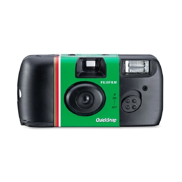 FUJIFILM กล้องใช้งานครั้งเดียว QuickSnap Flash 400 พร้อมฟิล์ม Fujicolor Superia 400