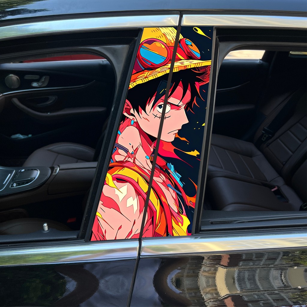 Car Center Column Sticker a Column Clown Jinks Decorative Sticker Car Window B Column Protective Fil