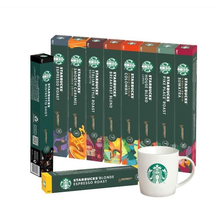 Starbucks for Nespresso Machine / กาแฟสตาร์บัคแคปซูล