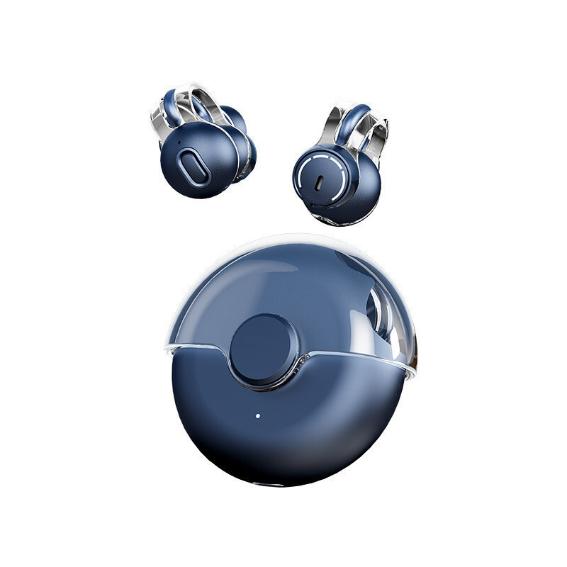 คลิปหนีบหู Noise Cancelling Bluetooth TWS Bone Conduction 360 ° ACS Sound Sports Headphones พร้อม cr