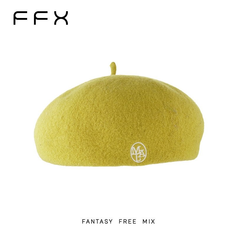 หมวกเบเร่ต์แฟชั่นผ้าขนสัตว์ สามารถปรับแต่งได้ | FFX Gentle Time