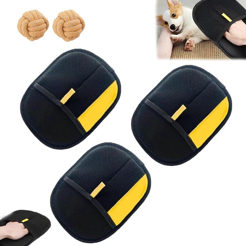 Electropaw ถุงมือกรูมมิ่งตีนไฟฟ้า, คื่นฉ่ายสัตว์เลี้ยง คื่นฉ่าย Yomi Pet Hair Remover ประสิทธิภาพสอง