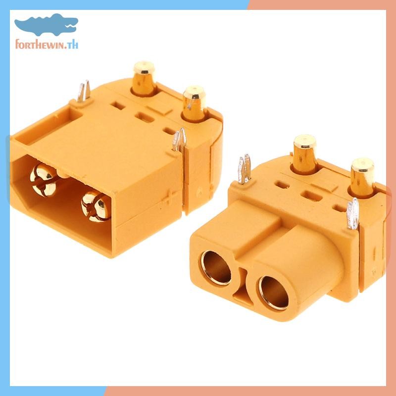 Forthewin XT60PW ปลั๊กตัวเชื่อมต่อ XT60 อัพเกรดชายและหญิงสําหรับรถยนต์ Balanced th