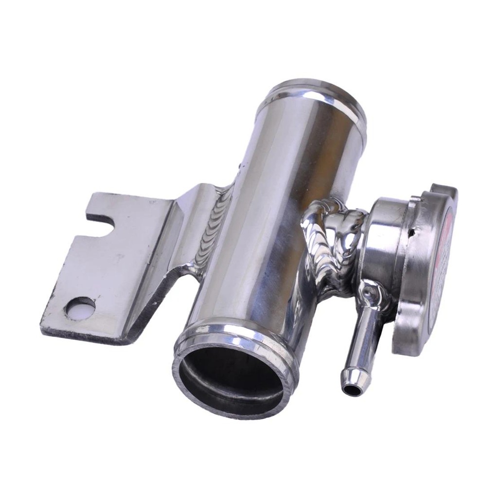 Silver Water Tank หัวฉีดฟิลเลอร์เติมคอพร้อมฝาปิด Fit สําหรับ Mitsubishi Lancer Evolution EVO 10 X GS