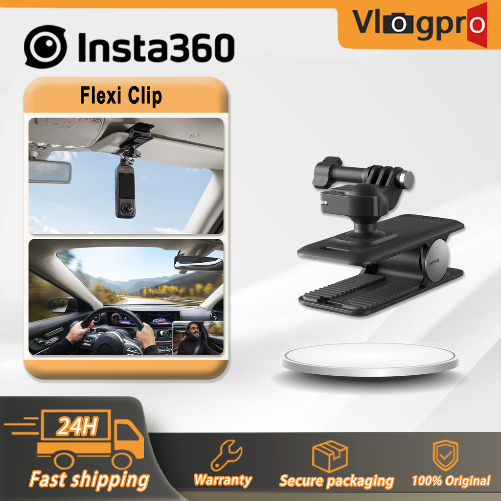 Insta360 Flexi คลิปสําหรับ Insta360 X5Ace Pro 2GO 3SX4X3Flow 2 Pro/Flow 2Ace
