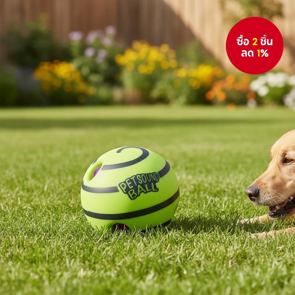 ของเล่นสุนัขแบบโต้ตอบตลก Wobble Wag Giggle มีเสียงหัวเราะเมื่อเขย่าหรือกลิ้ง เห็นในทีวี