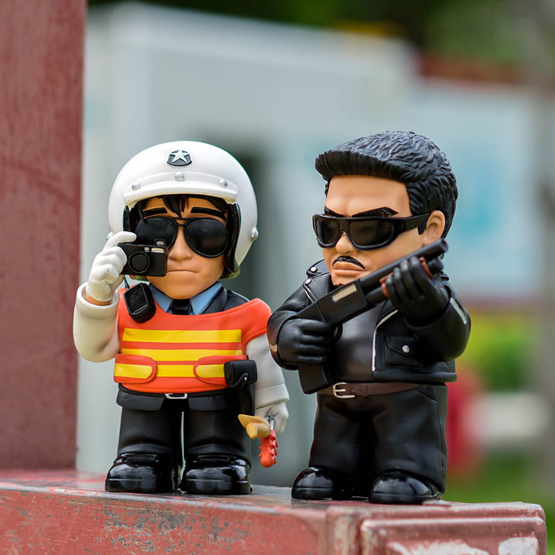 Stephen Chows Hand Office Escape Veyron ภาพยนตร์รุ่น Q ตกแต่ง Zhou Xing Ng Man-Tat ตุ๊กตาของเล่นของข