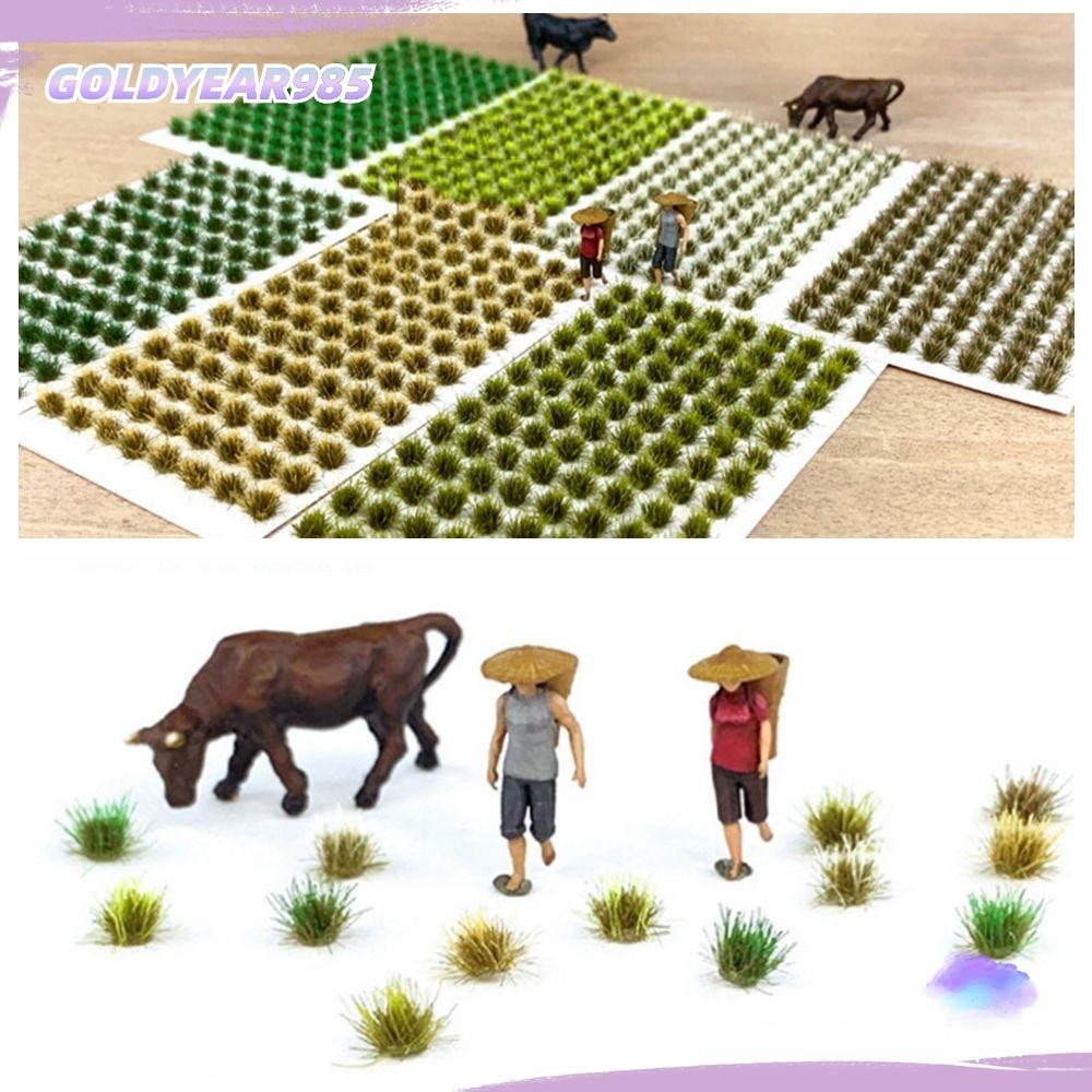 GOLDYEAR985 ประดิษฐ์หญ้า Cluster DIY Micro ภูมิทัศน์ Railroad ทิวทัศน์รถไฟภูมิทัศน์ Miniatures การสร