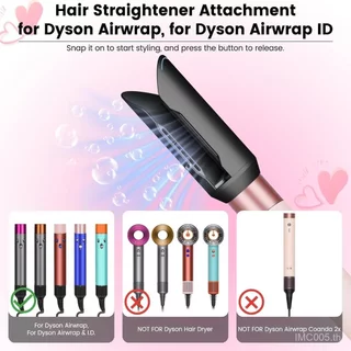 อัพเกรดเครื่องหนีบผมสิ่งที่แนบมาสําหรับ Dyson Airwrap HS01 HS05 HS08, Gentle Airflow Smooth หัวฉีดสําหรับ Air wrap จาก Curly Coliy เปียกตรง Smooth Sleek Shiny Hair
