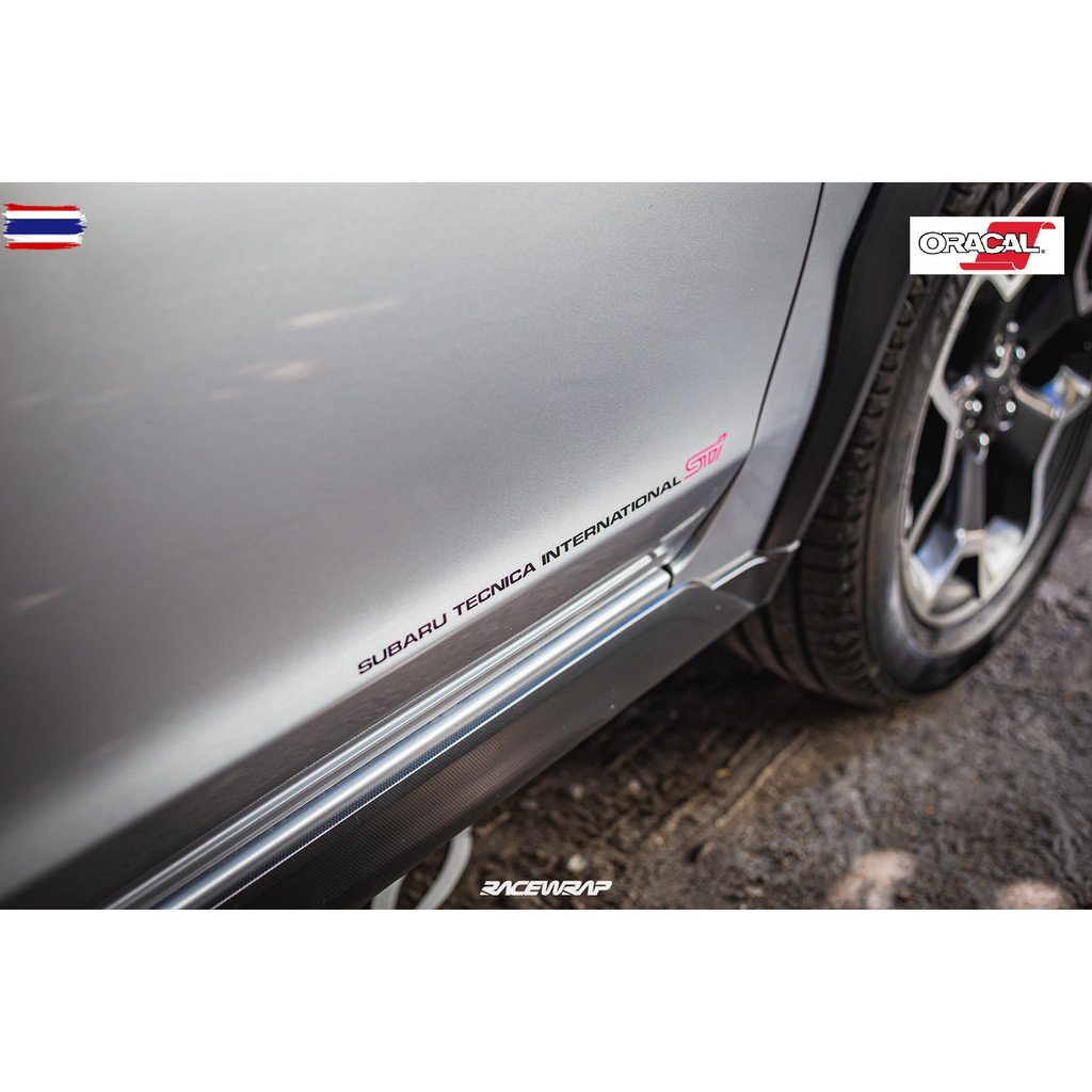 สติกเกอร์ sti สติกเกอร์ subaru sti sticker สติกเกอร์แต่งรถ subaru sti
