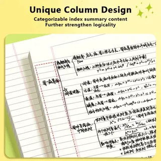 FULLHSE 50 แผ่นกระดาษร่าง,นักเรียนเขียนวางแผนความคิด A3 Notebook, หนาฉีกขาดได้ A3 Notepad สํานักงานโรงเรียน