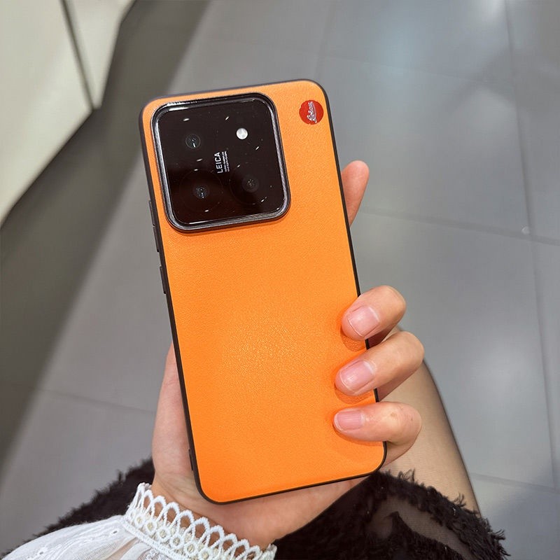 เลนส์หลุมขนาดใหญ่ซองหนัง Leica สําหรับ Xiaomi 15T Pro Mi 17 Pro 14T 15 14 13 Ultra สีปิดกั้นฝาครอบโทรศัพท์มือถือ