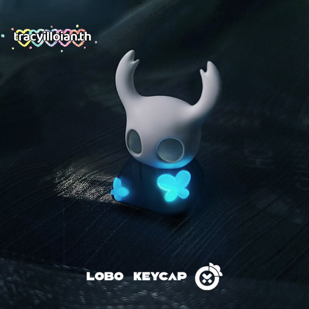 TRACYILLOIAN Hollow Knight Keycap, เรซิ่น Esc Key คีย์บอร์ด Keycap, Kawaii โปร่งใสประณีตอะนิเมะตุ๊กต